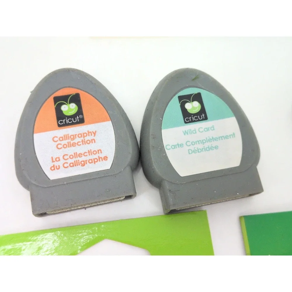 Cricut Provo Craft Cartridge Lot Beach Team Spirit Jasmine Font Flower Blades